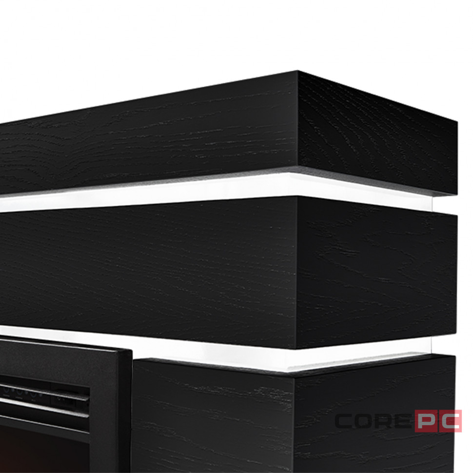 Биокамин Firelight BFP/P-2520, портал Moderno 25 шпон чёрный дуб
