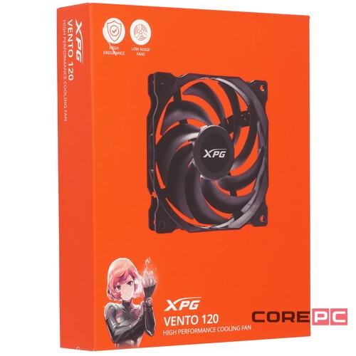Вентилятор для корпуса ADATA XPG VENTO120-BKCWW