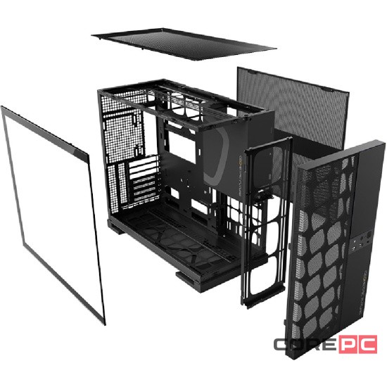 Компьютерный корпус Geometric Future Model 5 ARGB Vent Black with fans (1AM5VTBK01100)