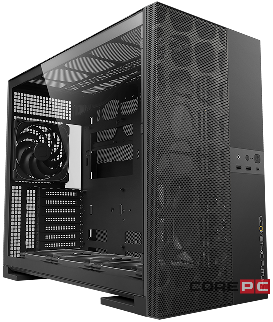 Компьютерный корпус Geometric Future Model 5 ARGB Vent Black with fans (1AM5VTBK01100)