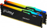 Оперативная память 32 Gb 6400 MHz Kingston FURY Beast RGB Black (KF564C32BBEAK2-32)