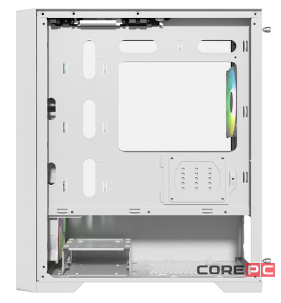 Компьютерный корпус Powercase ALISIO Micro X4W V2 TG ARGB White (CAMCXW-A4)