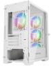 Компьютерный корпус Powercase ALISIO Micro X4W V2 TG ARGB White (CAMCXW-A4)