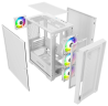Компьютерный корпус Powercase ALISIO Micro X4W V2 TG ARGB White (CAMCXW-A4)