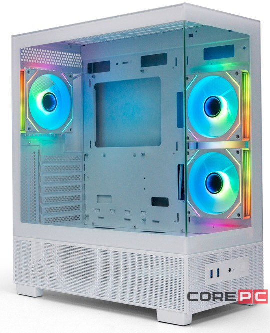 Компьютерный корпус XASTRA Q500 3ARGB-C10 White (Q500-3FM12A-C10-WH)