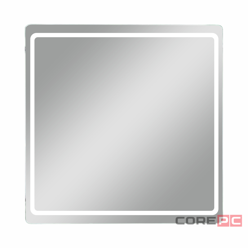 Зеркальный шкаф MIXLINE Симпл 700х700 (ШВ) универсальный,механический выкл., светодиодная подсветк