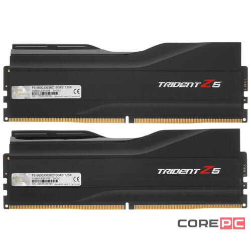 Оперативная память 32 Gb 5600 MHz G.Skill TRIDENT Z5 Black (F5-5600J3636C16GX2-TZ5K)