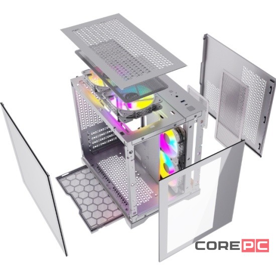 Компьютерный корпус Powercase VISION White CVWA-L4