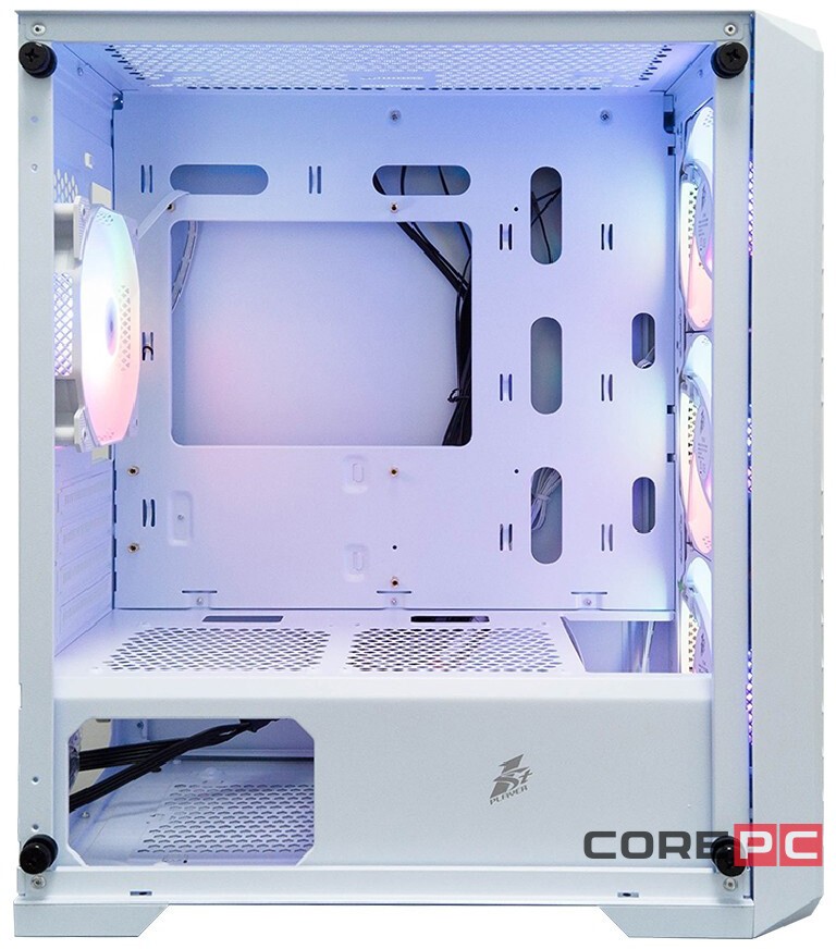 Компьютерный корпус 1STPLAYER TRILOBITE T5 ARGB White (T5-WH-4F7-W)