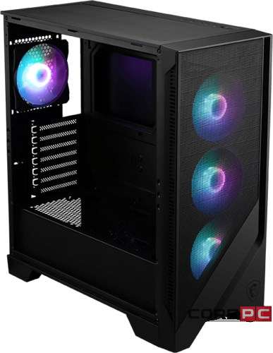 Компьютерный корпус MSI MAG FORGE M100R ARGB TG Window Brown Box 306-7G20R21-809