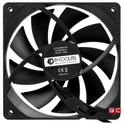 Вентилятор для корпуса ID-COOLING XF-12025-SD-K BOX PWM