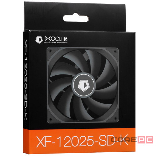 Вентилятор для корпуса ID-COOLING XF-12025-SD-K BOX PWM