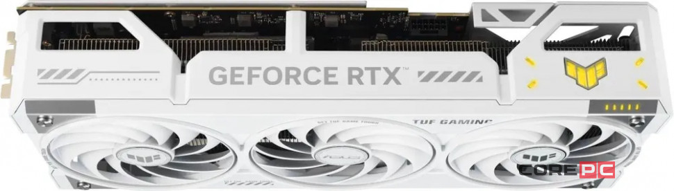 Видеокарта ASUS (TUF-RTX5070TI-O16G-BTF-WHITE) GeForce RTX 5070 Ti 16GB TUF GAMING BTF OC (90YV0N60-M0NA00)