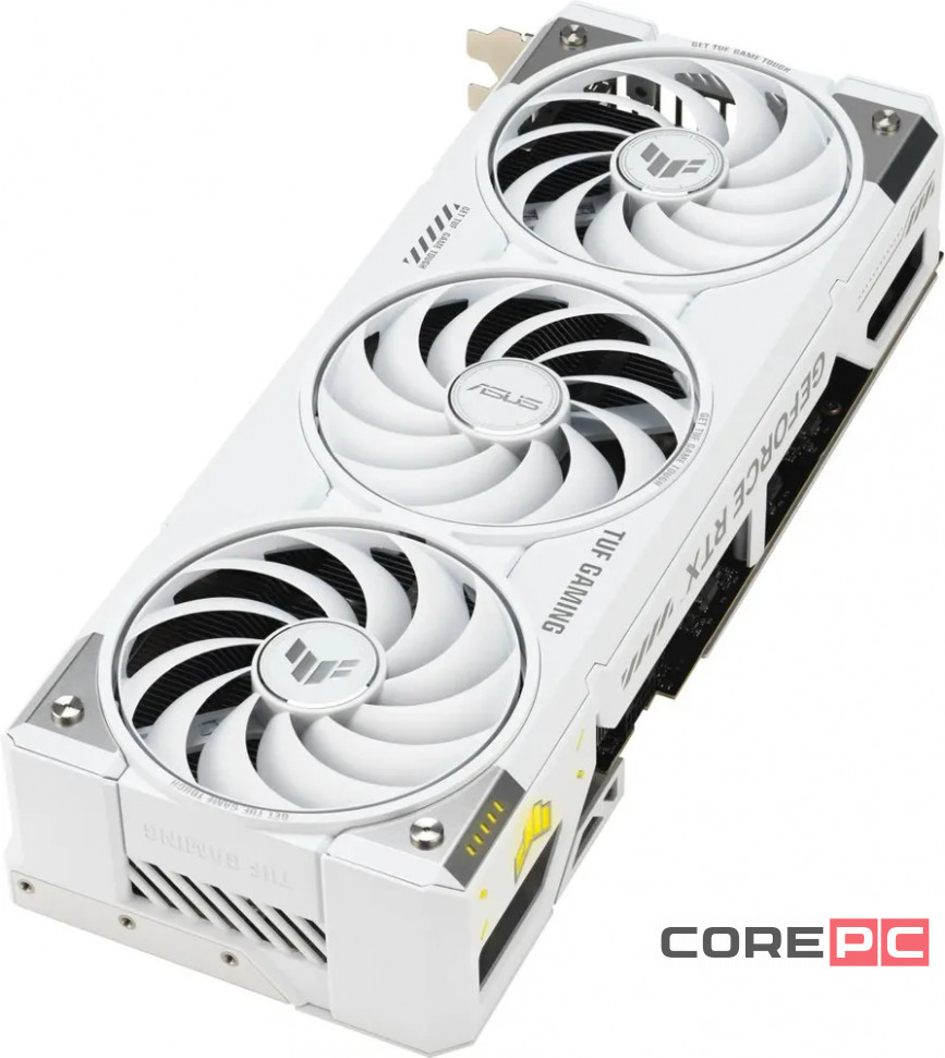 Видеокарта ASUS (TUF-RTX5070TI-O16G-BTF-WHITE) GeForce RTX 5070 Ti 16GB TUF GAMING BTF OC (90YV0N60-M0NA00)