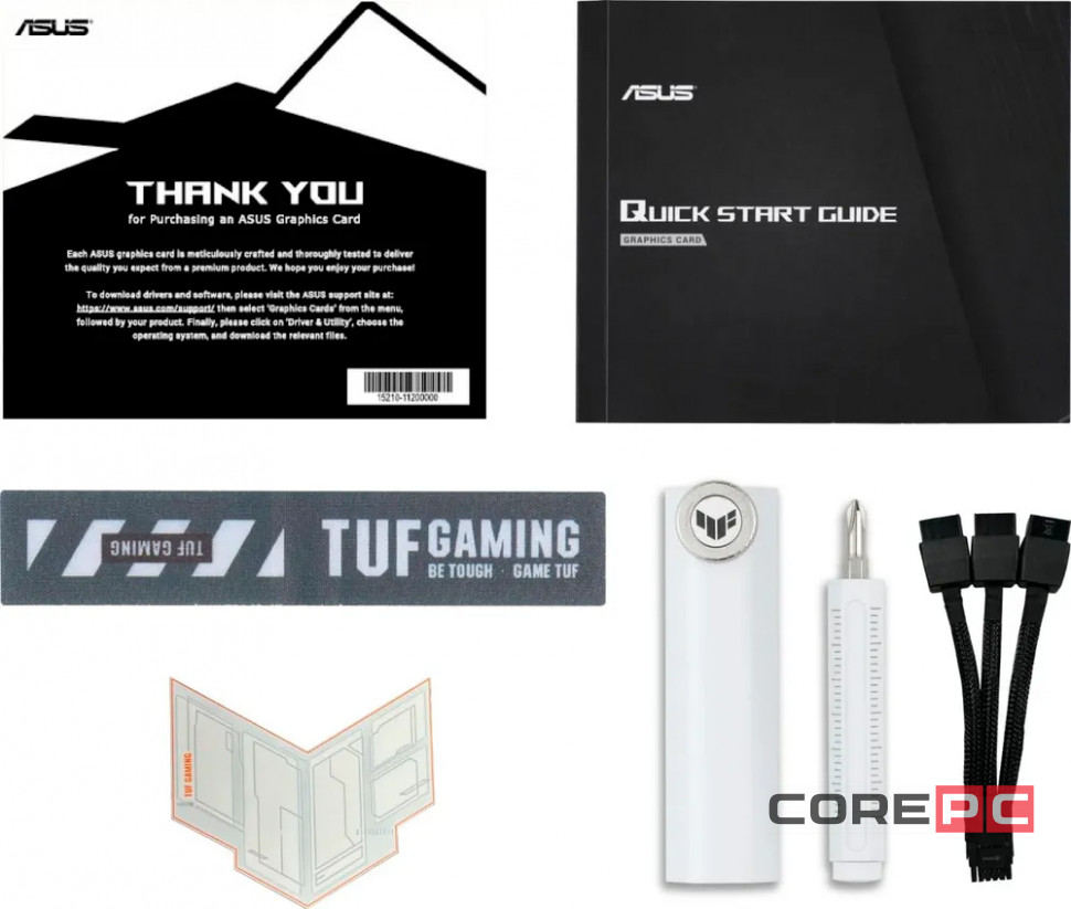 Видеокарта ASUS (TUF-RTX5070TI-O16G-BTF-WHITE) GeForce RTX 5070 Ti 16GB TUF GAMING BTF OC (90YV0N60-M0NA00)