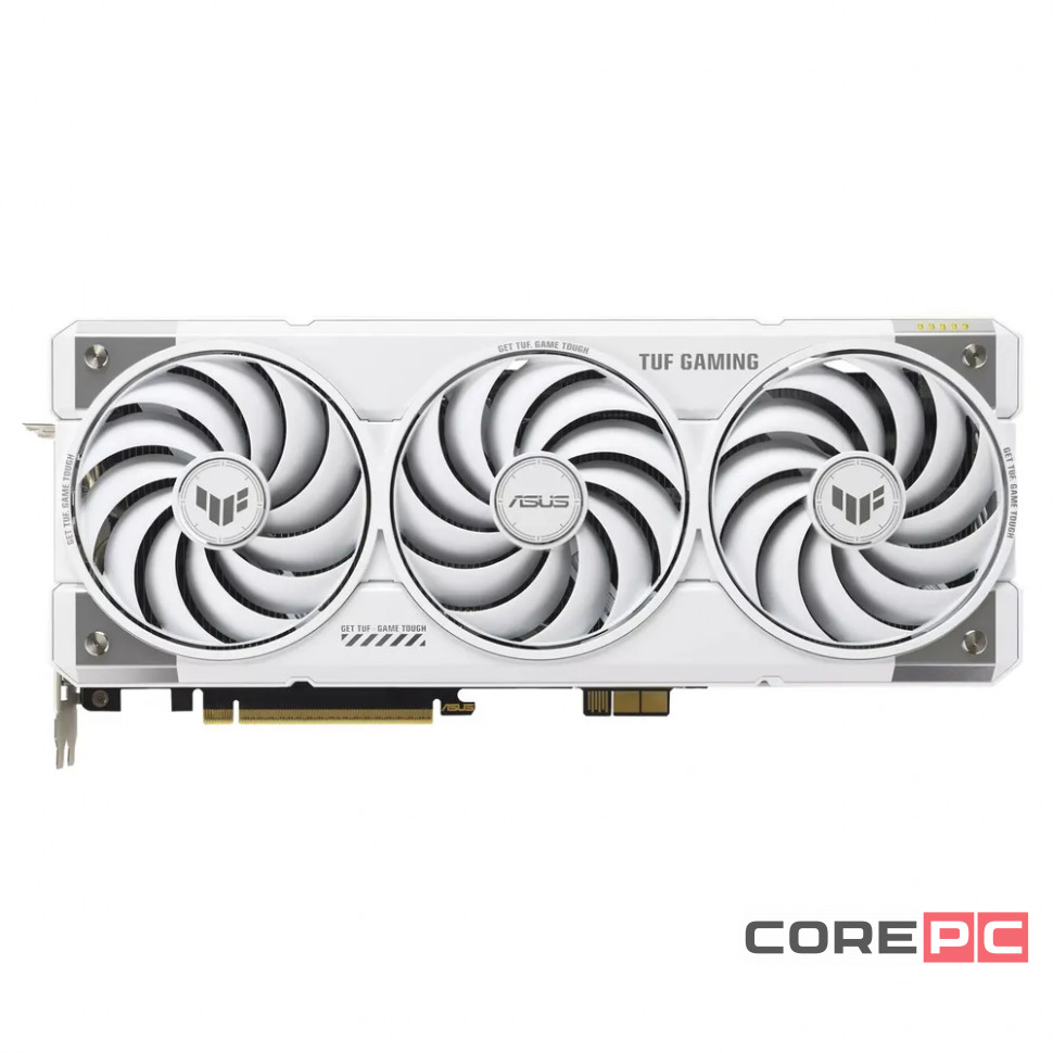 Видеокарта ASUS (TUF-RTX5070TI-O16G-BTF-WHITE) GeForce RTX 5070 Ti 16GB TUF GAMING BTF OC (90YV0N60-M0NA00)