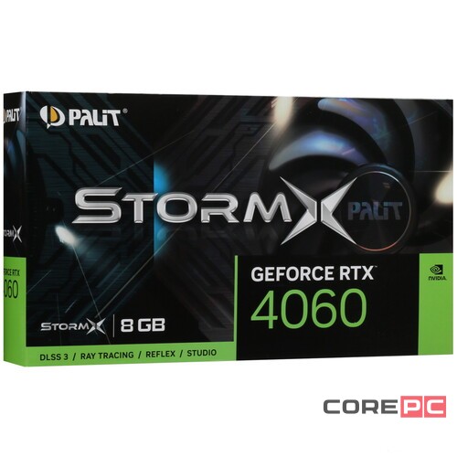Видеокарта Palit (NE64060019P1-1070F) GeForce RTX 4060 8GB STORMX