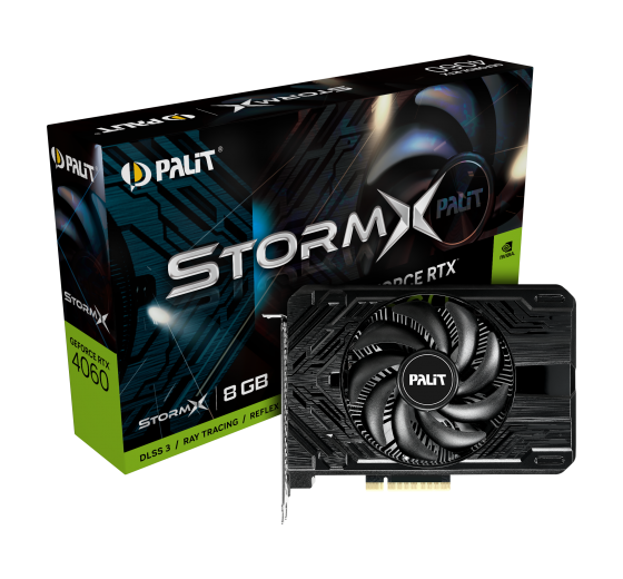 Видеокарта Palit (NE64060019P1-1070F) GeForce RTX 4060 8GB STORMX