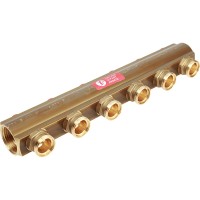 Коллектор Giacomini с отводами НР 3/4quot; x 3/4quot;E /6, R551SY086