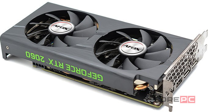 Видеокарта AFox (AF2060-6144D6H4-V2) GeForce RTX 2060 6GB GDDR6 DUAL FAN
