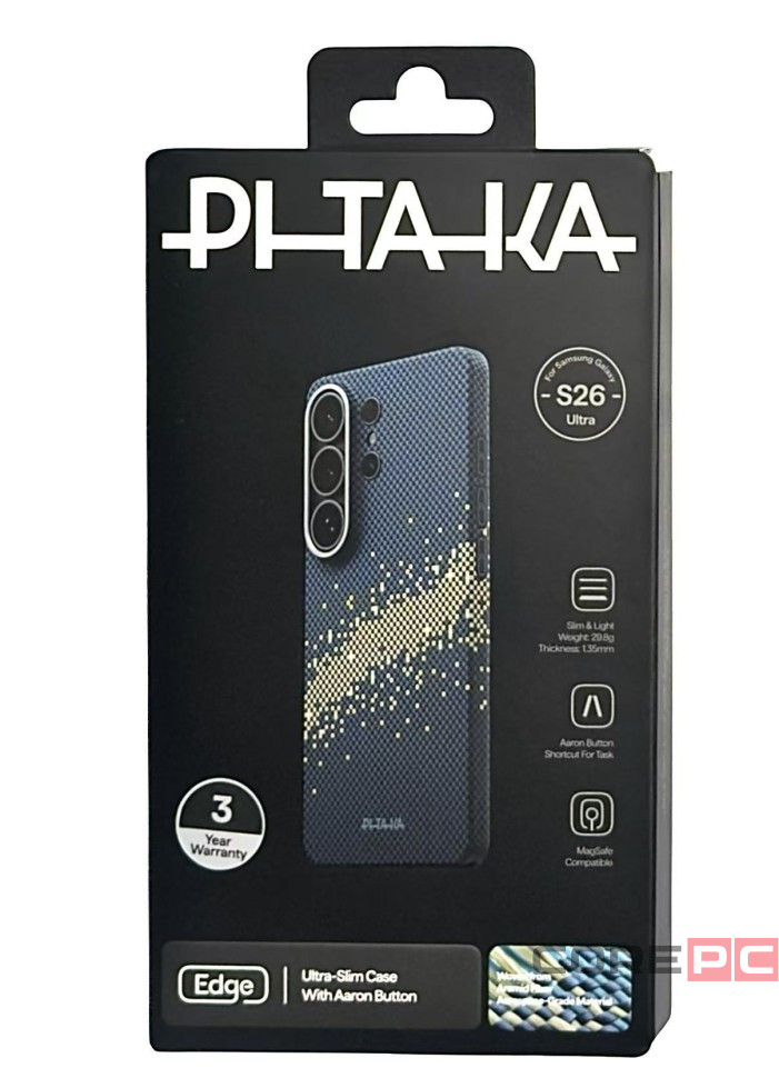 Накладка для Samsung Galaxy S26 Ultra Pitaka Edge Ultra-Slim Case (Milky way galaxy)
