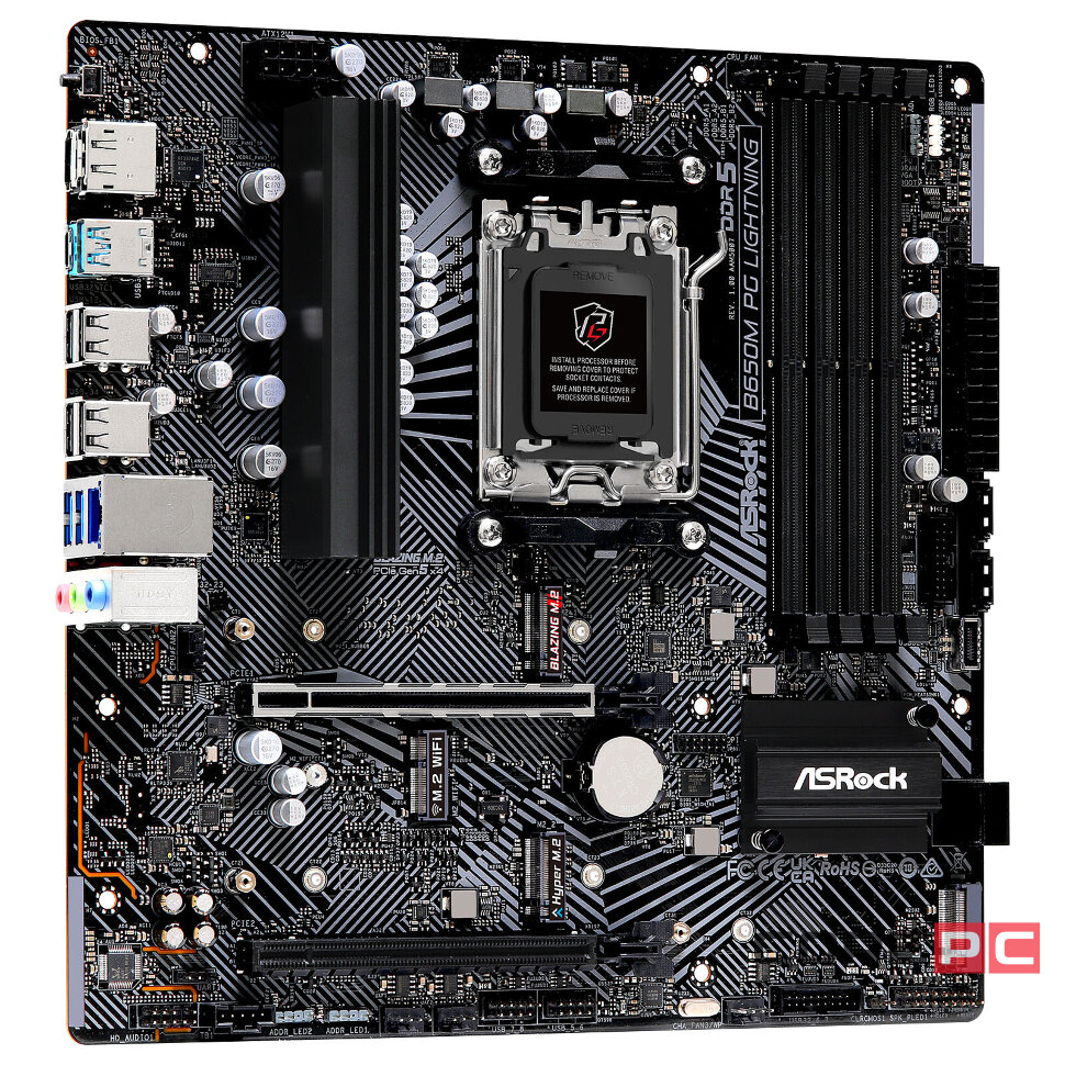 Материнская плата ASRock B650M PG LIGHNING