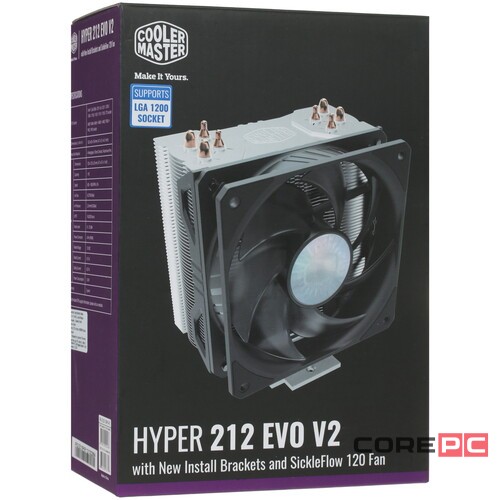 Кулер для процессора Cooler Master HYPER 212 Evo v2 RR-2V2E-18PK-R1