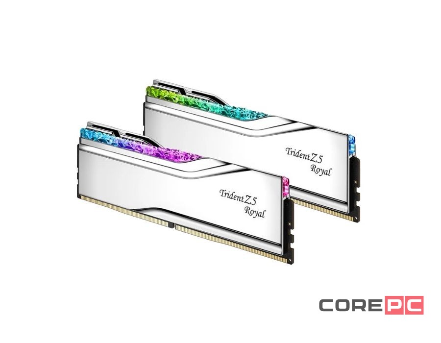 Оперативная память 64 Gb 6400 MHz G.Skill TRIDENT Z5 Royal White (F5-6400J3239G32GX2-TR5S)