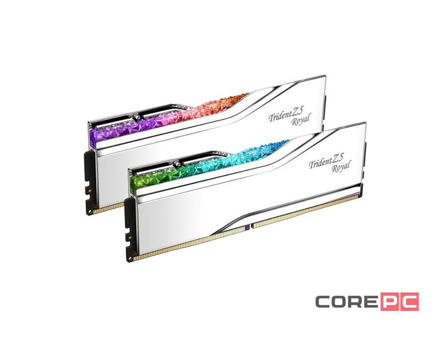 Оперативная память 64 Gb 6400 MHz G.Skill TRIDENT Z5 Royal White (F5-6400J3239G32GX2-TR5S)