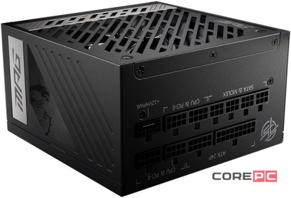 Блок питания MSI 1250W MAG A1250GL (306-7ZP9A11-CE0) 16 Pin (PCIe 5.0 Connector Cable Details)