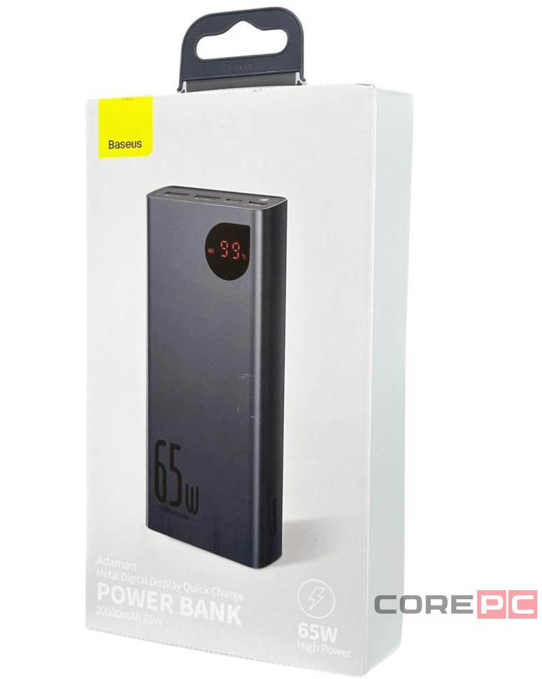 Powerbank Baseus Adaman 20000mAh 2USB 65W (PPIMDA-D03) синии