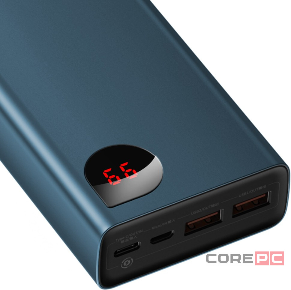 Powerbank Baseus Adaman 20000mAh 2USB 65W (PPIMDA-D03) синии