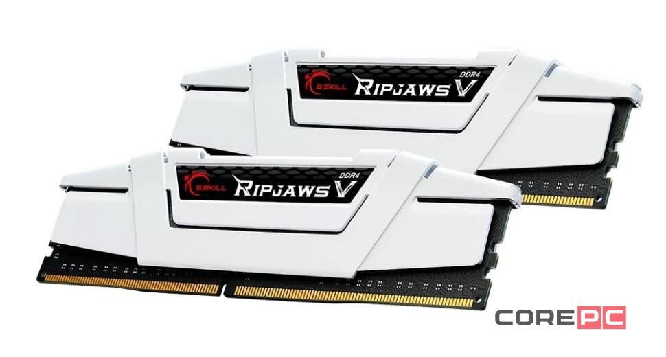 Оперативная память 32 Gb 3600 MHz G.Skill RIPJAWS V White (F4-3600C18D-32GVW)