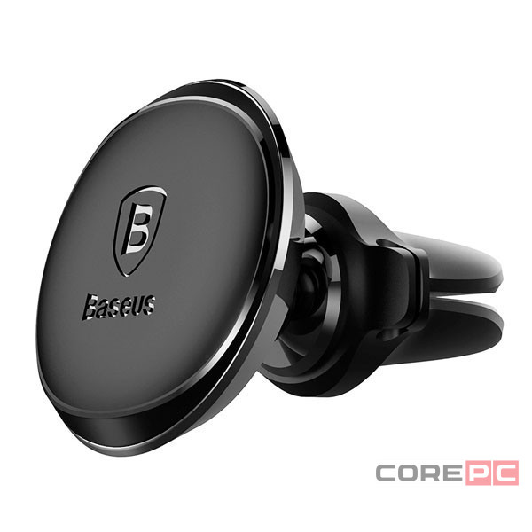 Держатель в автомобиль на торпеду Baseus Magnetic Air с держателем для кабеля SUGX-A09 красный