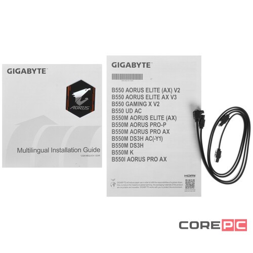 Материнская плата Gigabyte B550M AORUS ELITE AX