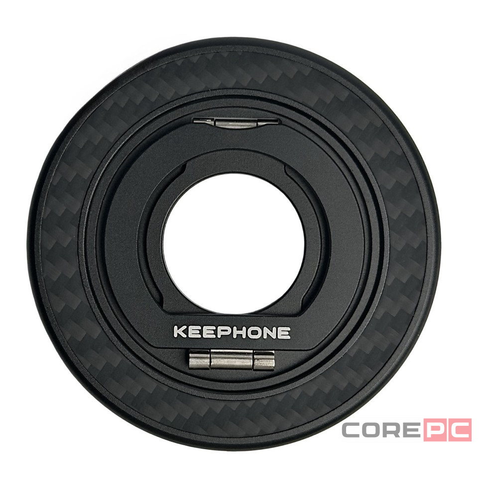 Магнитное кольцо Keephone Kevlar Grip черное
