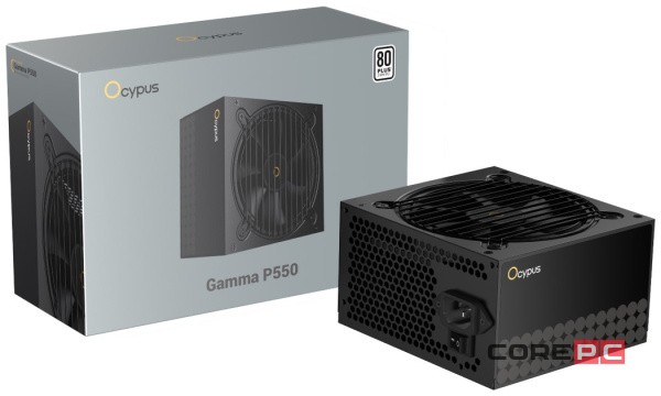 Блок питания Ocypus 550W Gamma P550 (Gamma-P550-W1HDBK024X-EU)