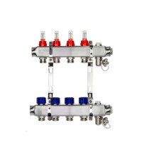 Комплект коллекторов РИДАН SSM-8RF set с расход.,кроншт.,руч.воздух.,слив.кран.иторц.заглуш.