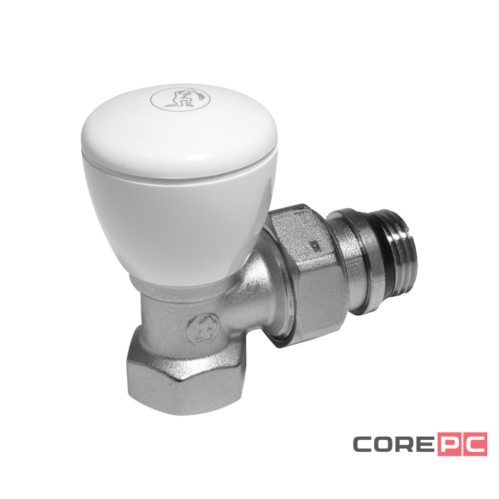 Клапан радиаторный Giacomini ручной R5TG Ду 15 угловой R5X033