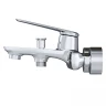 Смеситель для ванны MIXLINE MЛ25-01/МL25-01, рычажное управление, цвет хром