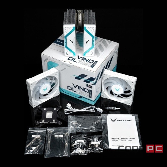 Кулер для процессора Valkyrie DL125 Vind ARGB White (HW NA125-W)
