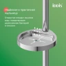Душевой гарнитур Iddis AIG4C70i16 Эйгер (Aiger) 700мм, лейка 4 режима, хром