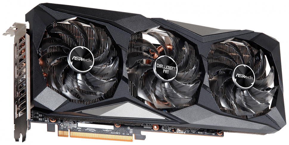 Видеокарта ASRock (RX6700XT CLP 12GO) Radeon RX6700 XT 12GB Challenger Pro OC