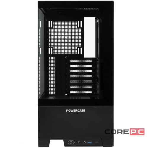 Компьютерный корпус Powercase VISION Black V2 TG Black (CVBAV2-L0)