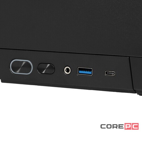 Компьютерный корпус Powercase VISION Black V2 TG Black (CVBAV2-L0)