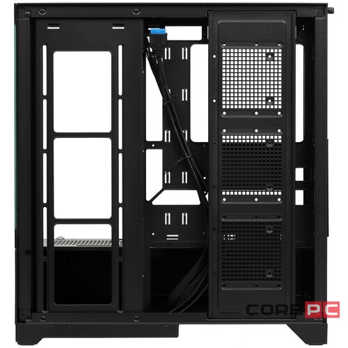 Компьютерный корпус Powercase VISION Black V2 TG Black (CVBAV2-L0)