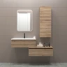 Зеркало MIXLINE Колорит ЭКОНОМ 500х700 (ШВ) сенсорн выкл,светодиод подсв,универс.крепеж,без короба