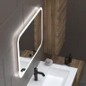 Зеркало MIXLINE Колорит ЭКОНОМ 500х700 (ШВ) сенсорн выкл,светодиод подсв,универс.крепеж,без короба
