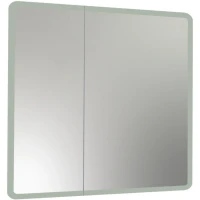 Зеркальный шкаф MIXLINE Сканди 800х800 (ШВ) 2 створки, универ. датчик движения,свет. подсветка