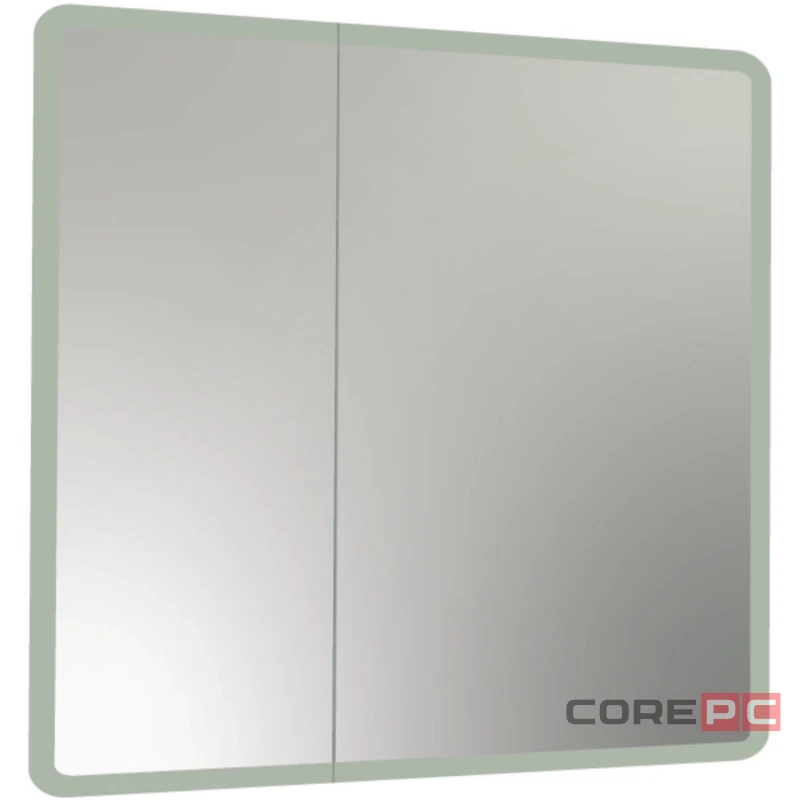 Зеркальный шкаф MIXLINE Сканди 800х800 (ШВ) 2 створки, универ. датчик движения,свет. подсветка
